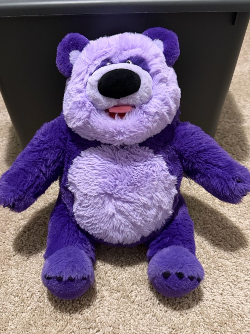 Donkey Hodie Purple Panda Plush 17” 2023 HTF Rare PBS Kids Stuffed Toy